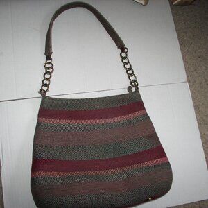 Eric Javits women's multicolored woven fabric hand/shoulder bag